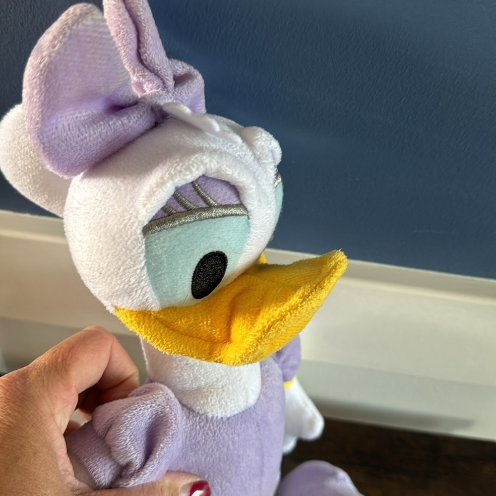 Disney Daisy Duck Purple White & Yellow Plush - Picture 8 of 9